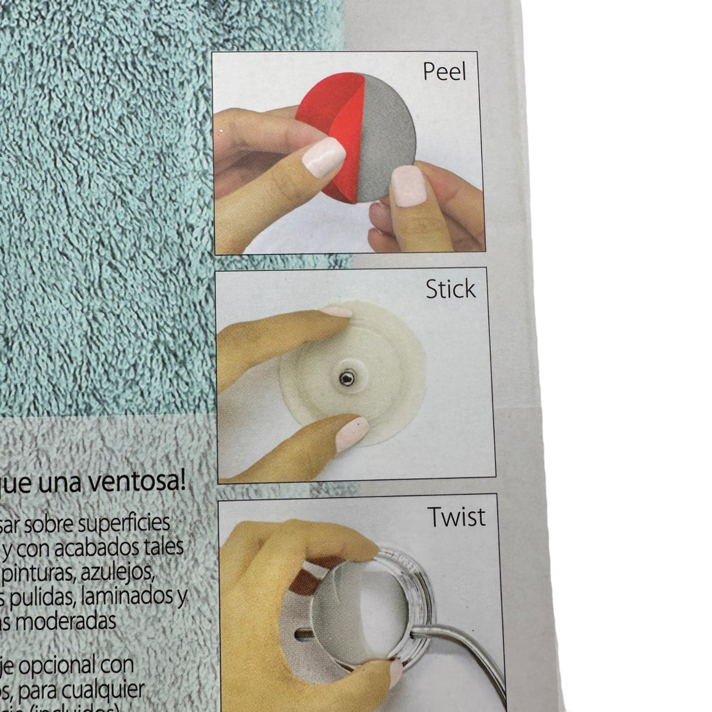 Better Living Kroma Toilet Roll or Towel Holder Stick N Lock Plus NIP