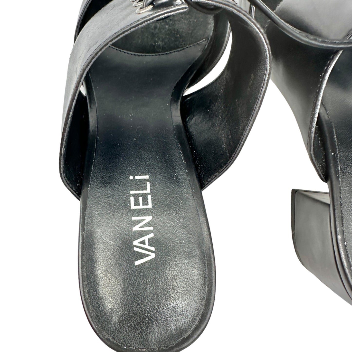 VANELi Kinnon 8.5M Black Calf Womens Slide On Shoes Pointed Toe in Box