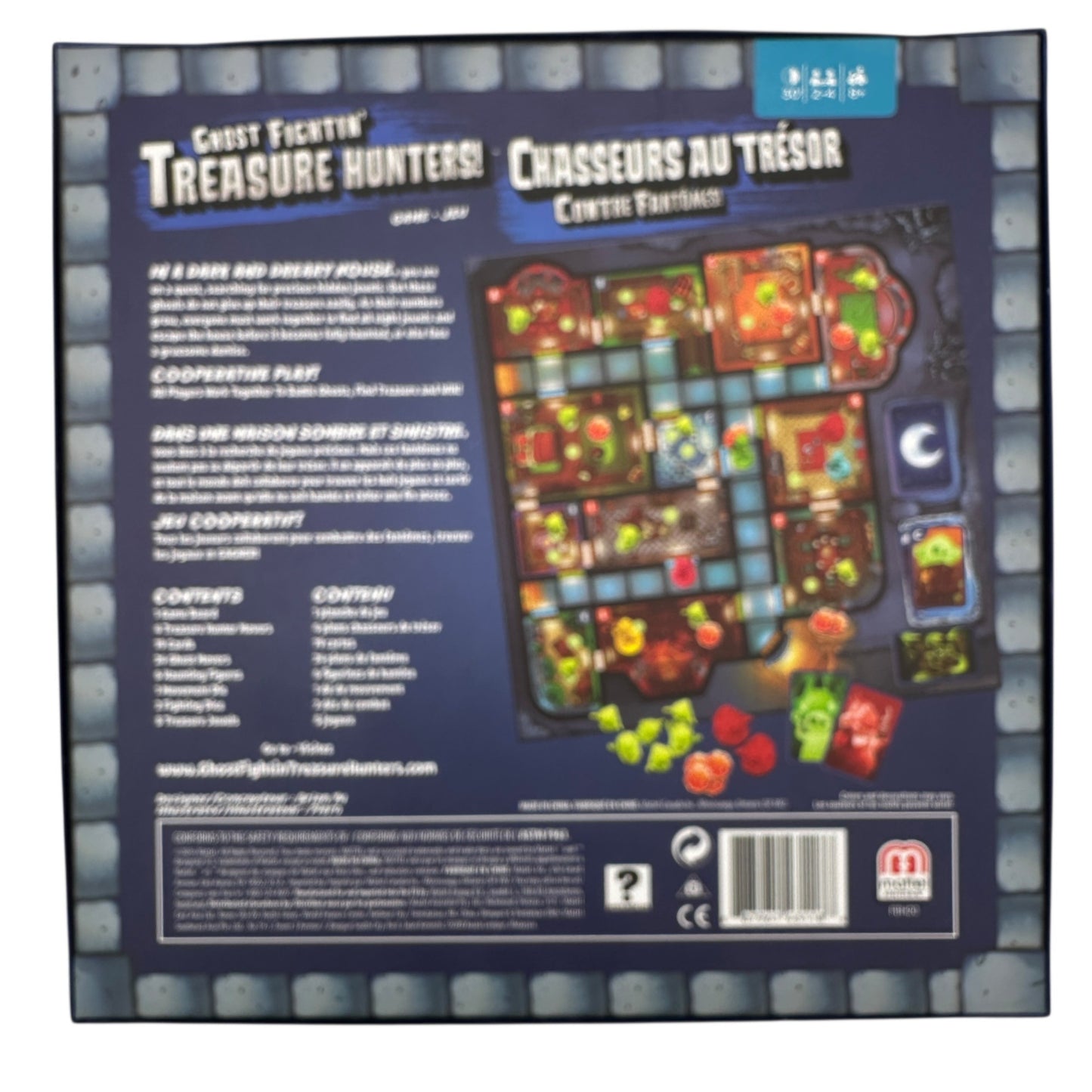 Ghost Fightin Treasure Hunters Board Game By Mattel Cooperative Game Ages 8+