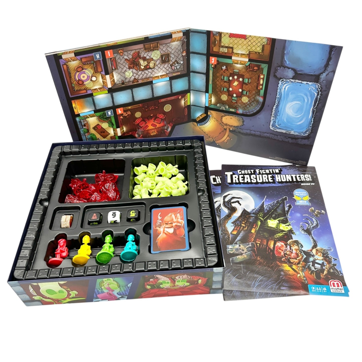 Ghost Fightin Treasure Hunters Board Game By Mattel Cooperative Game Ages 8+
