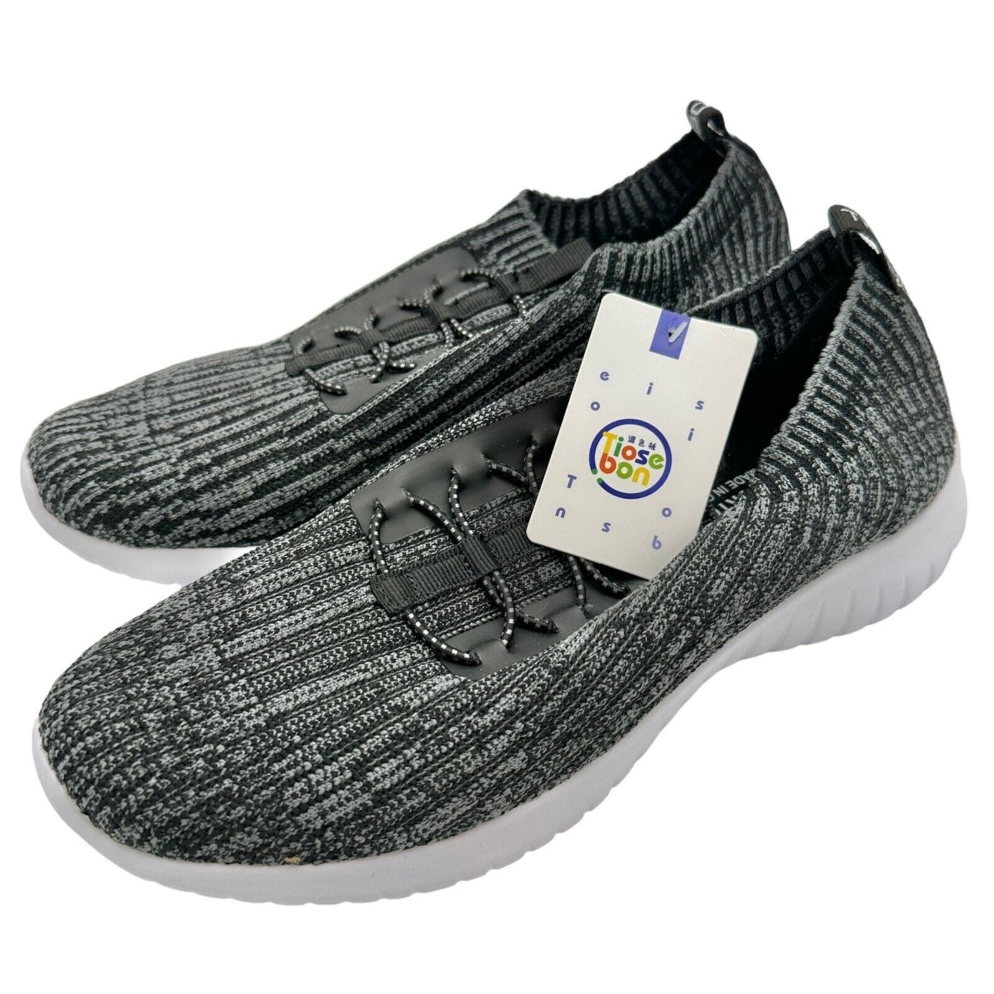 Toisebon Women's 42 US 10 Sneakers Comfort&Soft Slip On Flexible Padded Soles