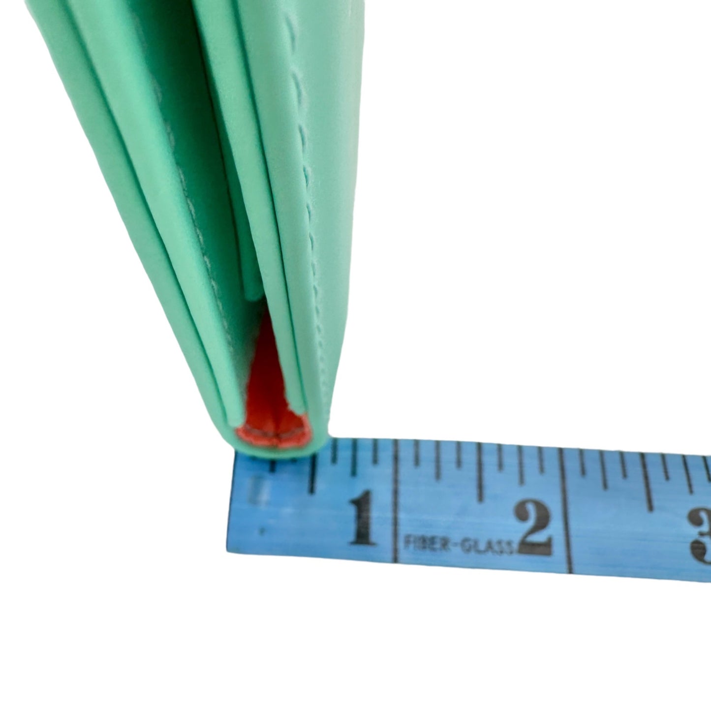 Happy Jackson Travel Document Holder Teal Vinyl Padded Snap Closure Pockets NWT