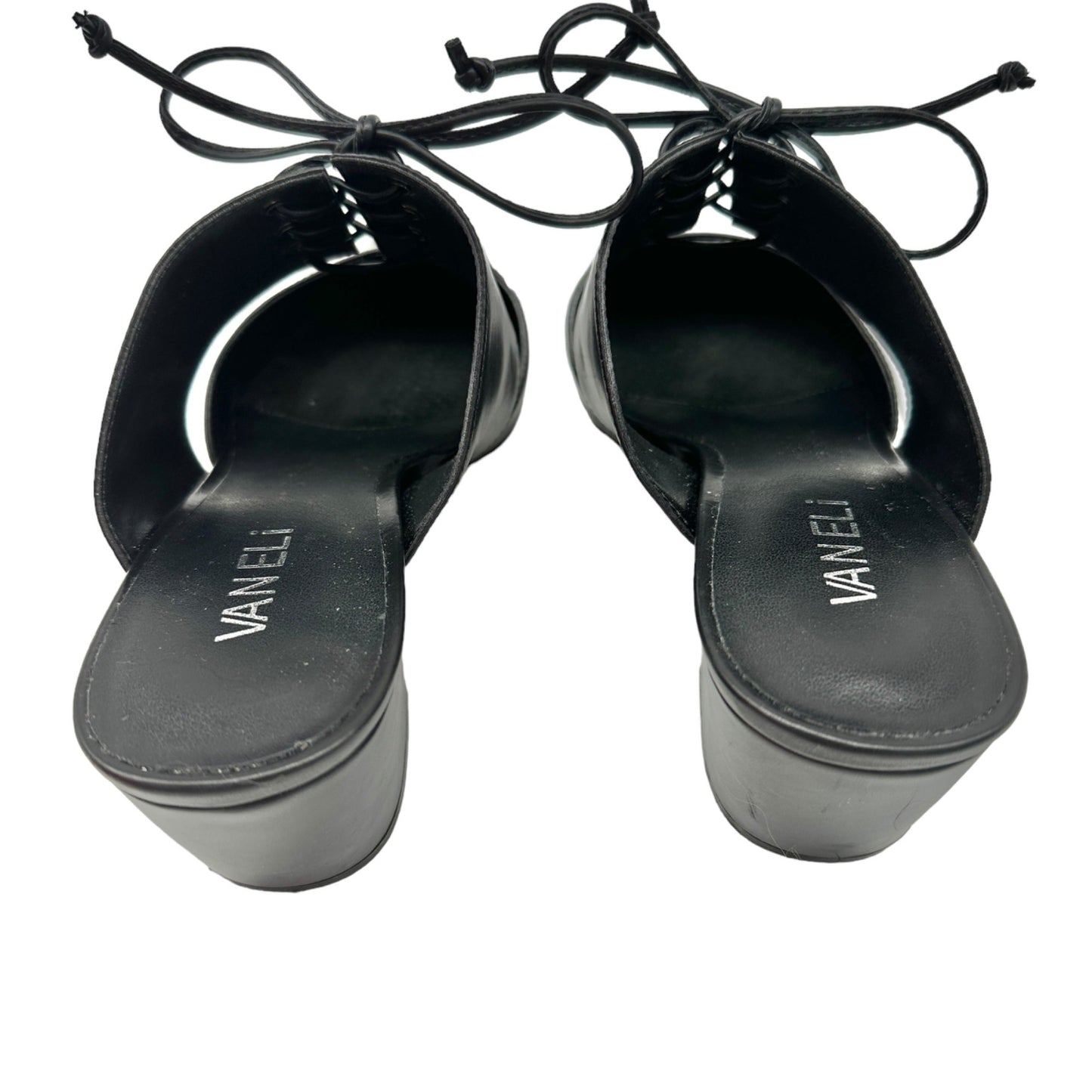 VANELi Kinnon 8.5M Black Calf Womens Slide On Shoes Pointed Toe in Box