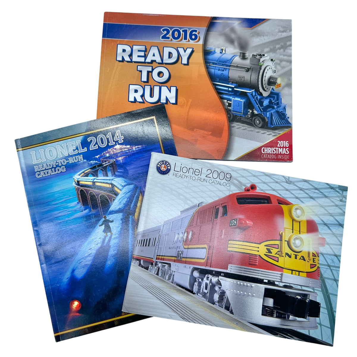 Lionel Ready To Run Model Train Catalogs 2009 2014 2016 Trio of Collector Issues