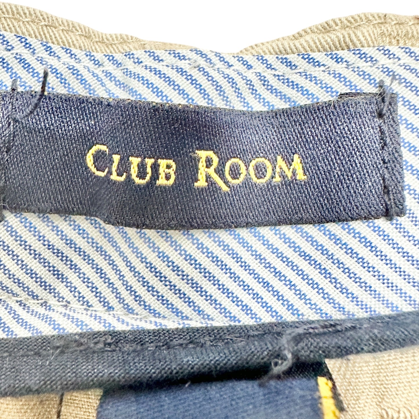 Club Room Shorts Mens Size 38 Light Khaki Cotton Flat Front