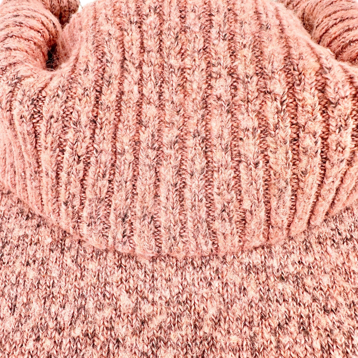 New Directions Curvy Womens 2X Asymmetrical Hem Cowl Neck Sweater In Rose Pink