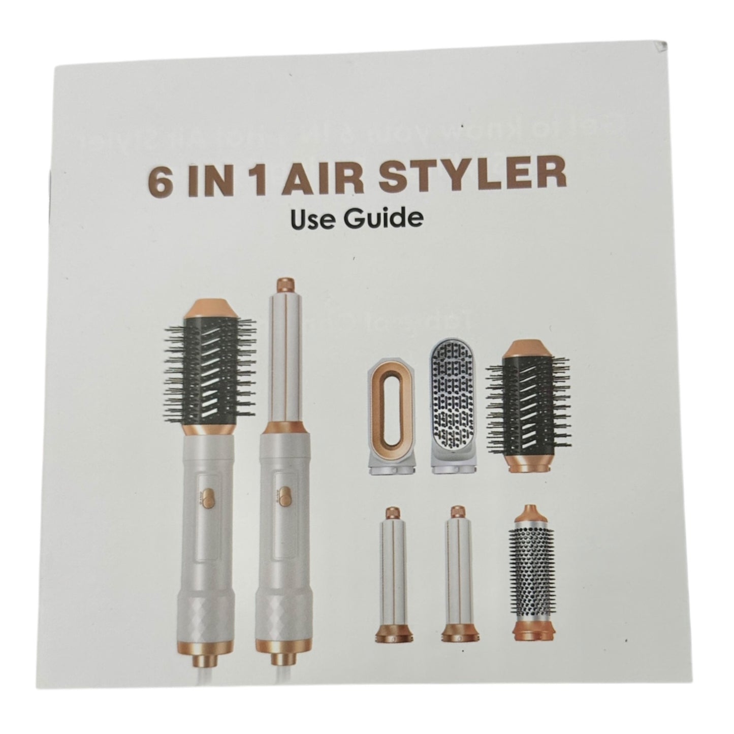 6-In-1 Ukliss Hair Dryer Styling Tools Negative Ion Tech Interchangeable Heads