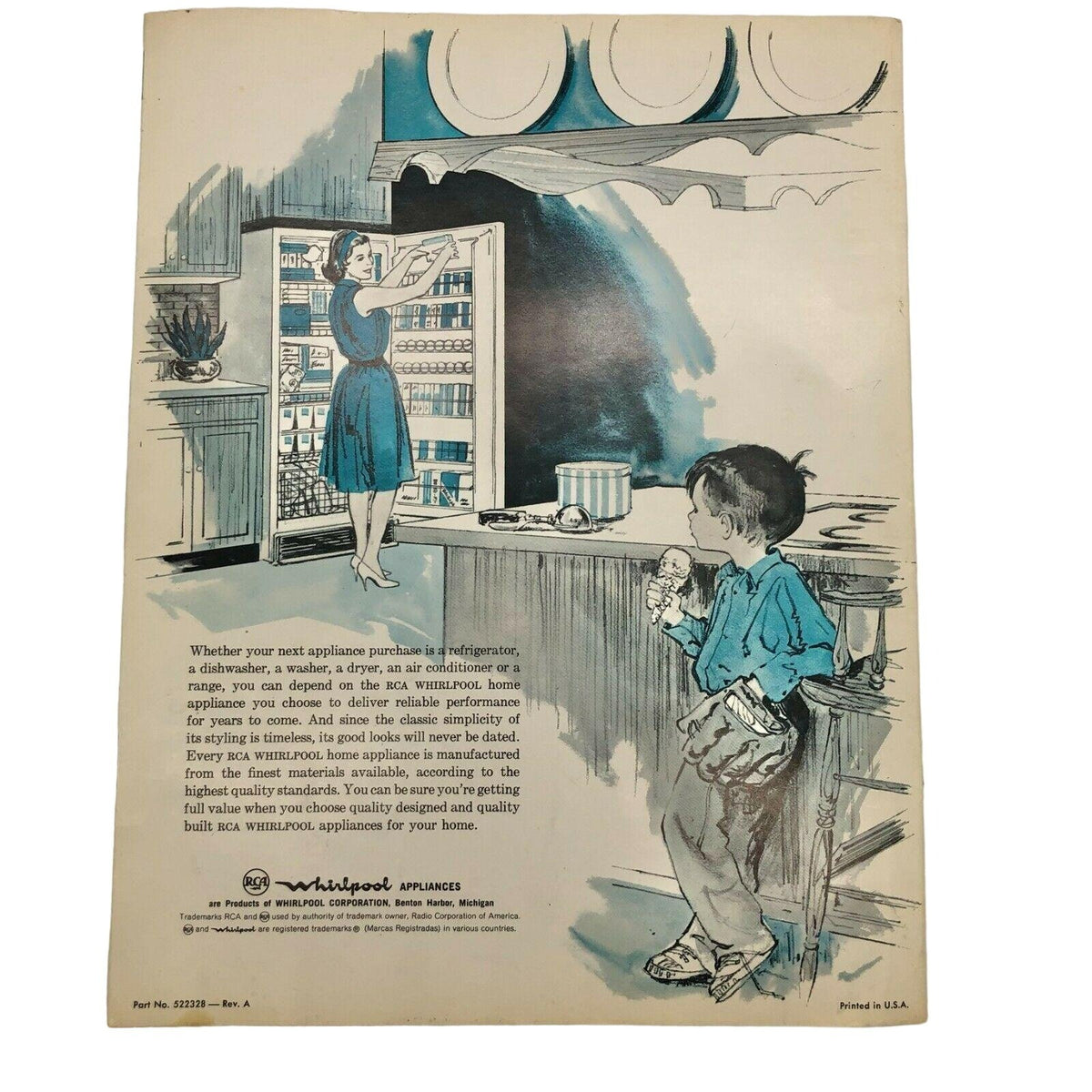 Vintage How to Preserve Foods the Modern Way Whirlpool Freezers Booklet