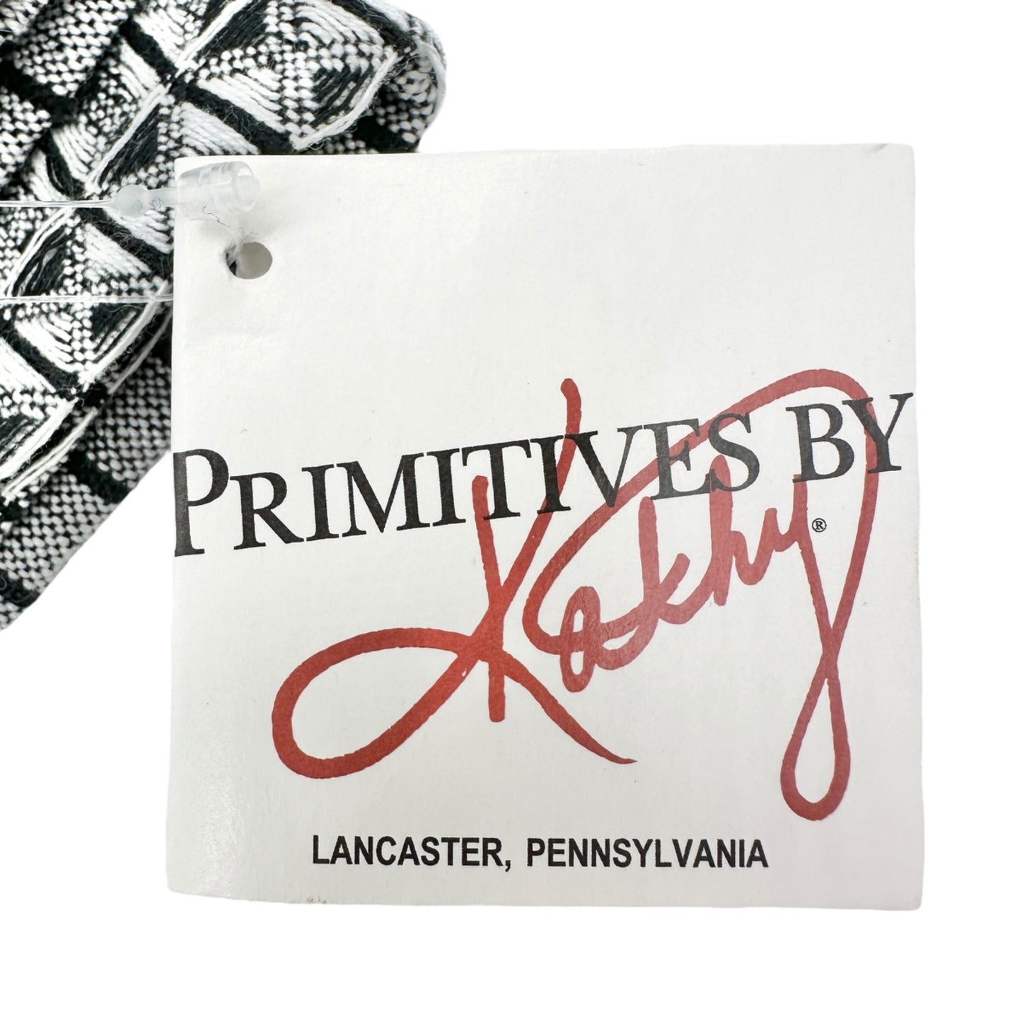 Primitives by Kathy 2 Dish Towels 20x28 Black Roam Far Wander Wide NWT