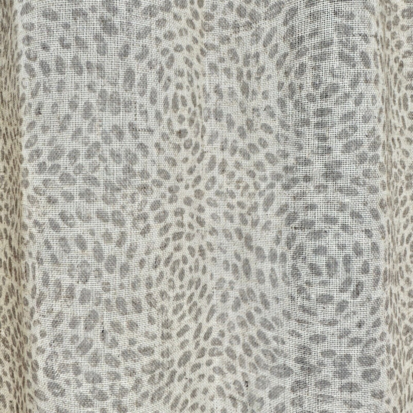 Pair of Curtain Panels 84x36 each Panel Tan and Gray Animal Print Look