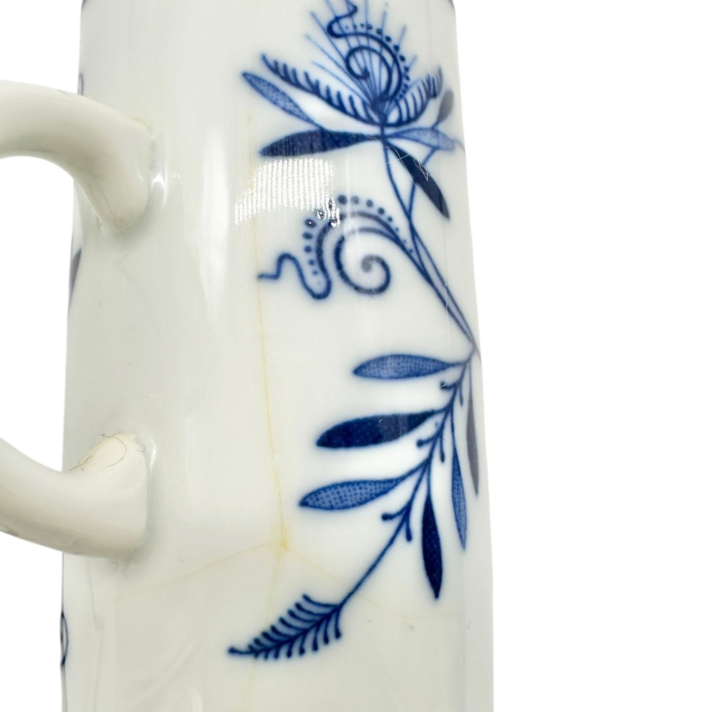 Blue Danube Japan Porcelain Demitasse Cups w Saucers Set Of 6 Blue White Floral