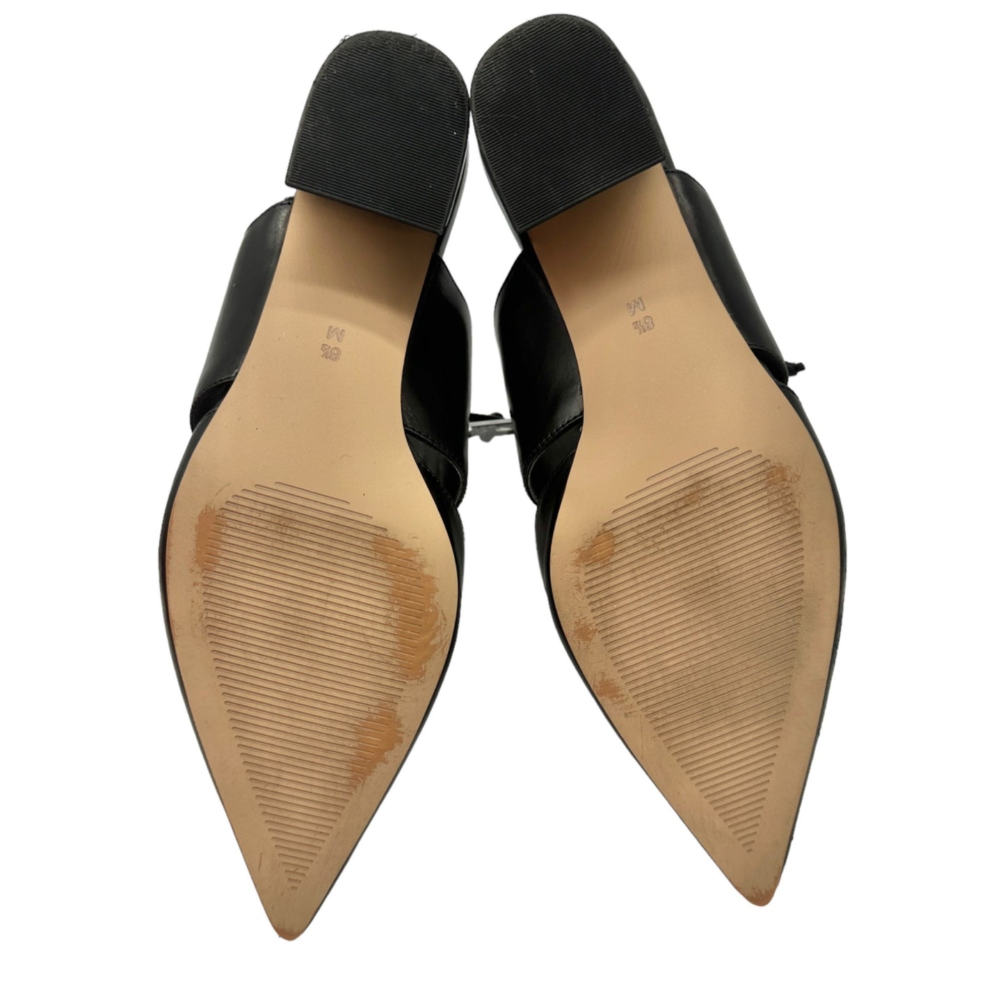 VANELi Kinnon 8.5M Black Calf Womens Slide On Shoes Pointed Toe in Box