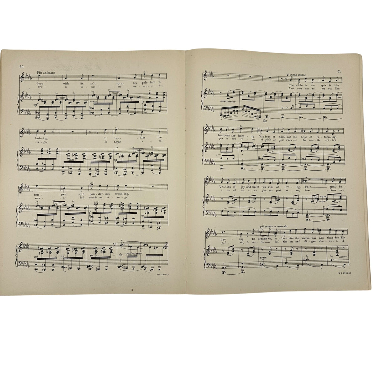 Vintage Russian Sheet Music Books: Modern Songs Volume I and Piano Playing Guide