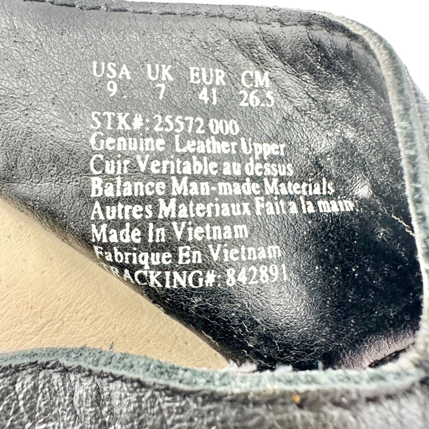 Hush Puppies Womens Size 9M Black Leather Thong Sandals Wedge Heel