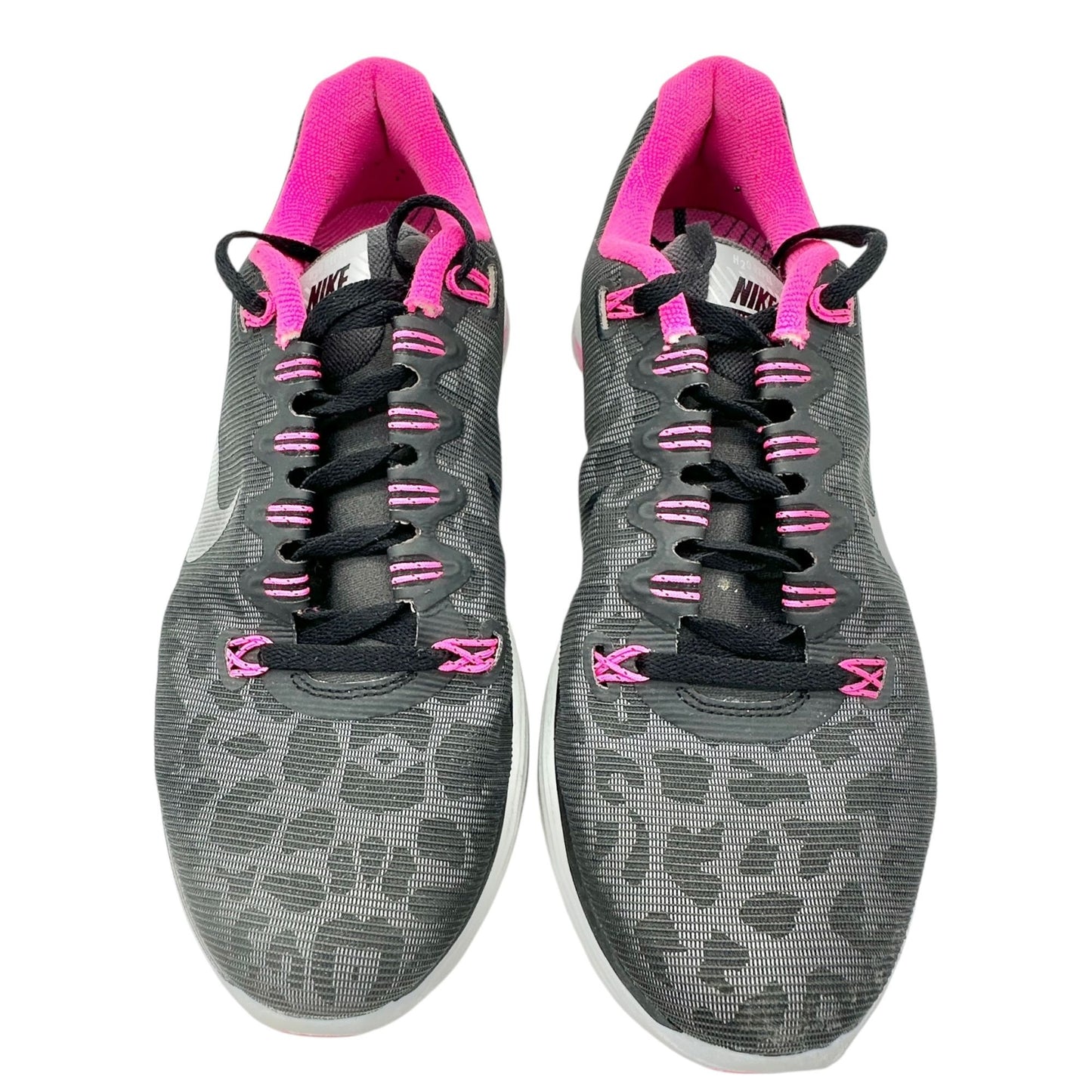 Nike Lunarglide 5 H2O Repel Running Shoes Womens Size 9.5 Gray Pink Lightweight