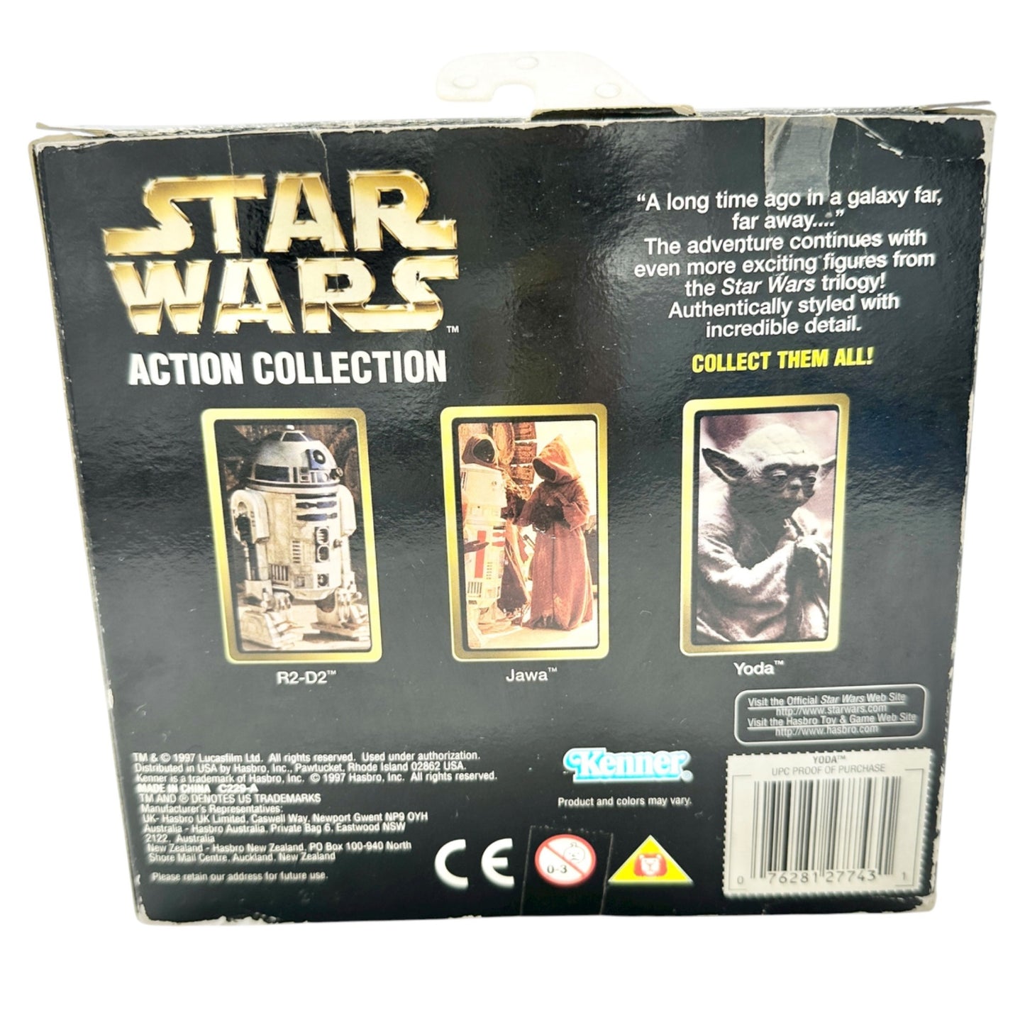 Star Wars Yoda Action Figure Poseable Collectible Kenner 1995 Authentic Style