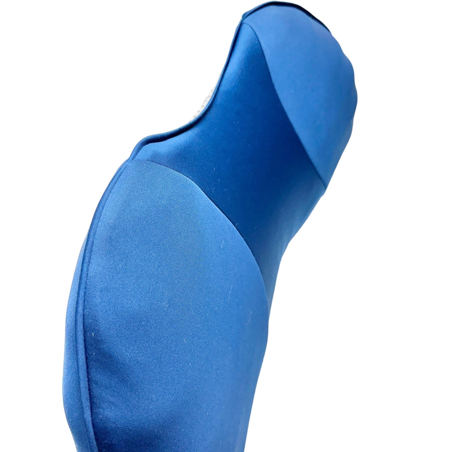 Back2 Lumbar Support Pillow Back Pain Relief Ergonomic Memory Foam Blue Gray
