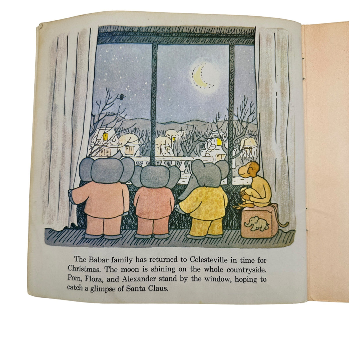 Meet Babar and His Family Laurent de Brunhoff (1973) Vintage Paperback Some Wear