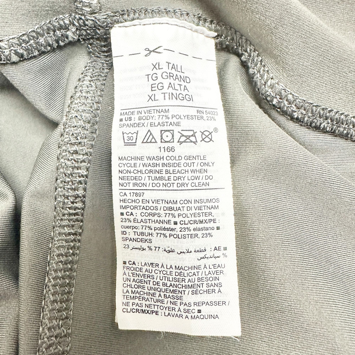Old Navy Active Powersoft High-Rise Capris Pocket Leggings XL Tall Olive Green