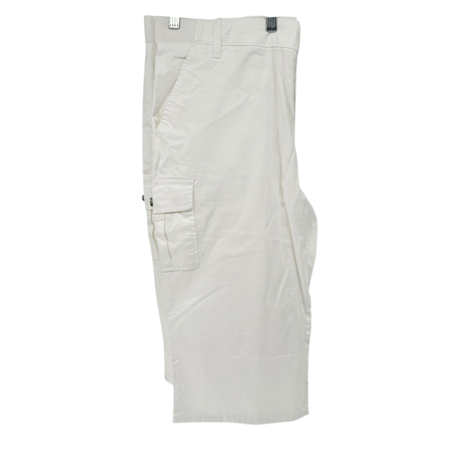 Lee Flex-To-Go Skimmer Capri Pants Womens 18M White Mid Rise Cargo Pockets