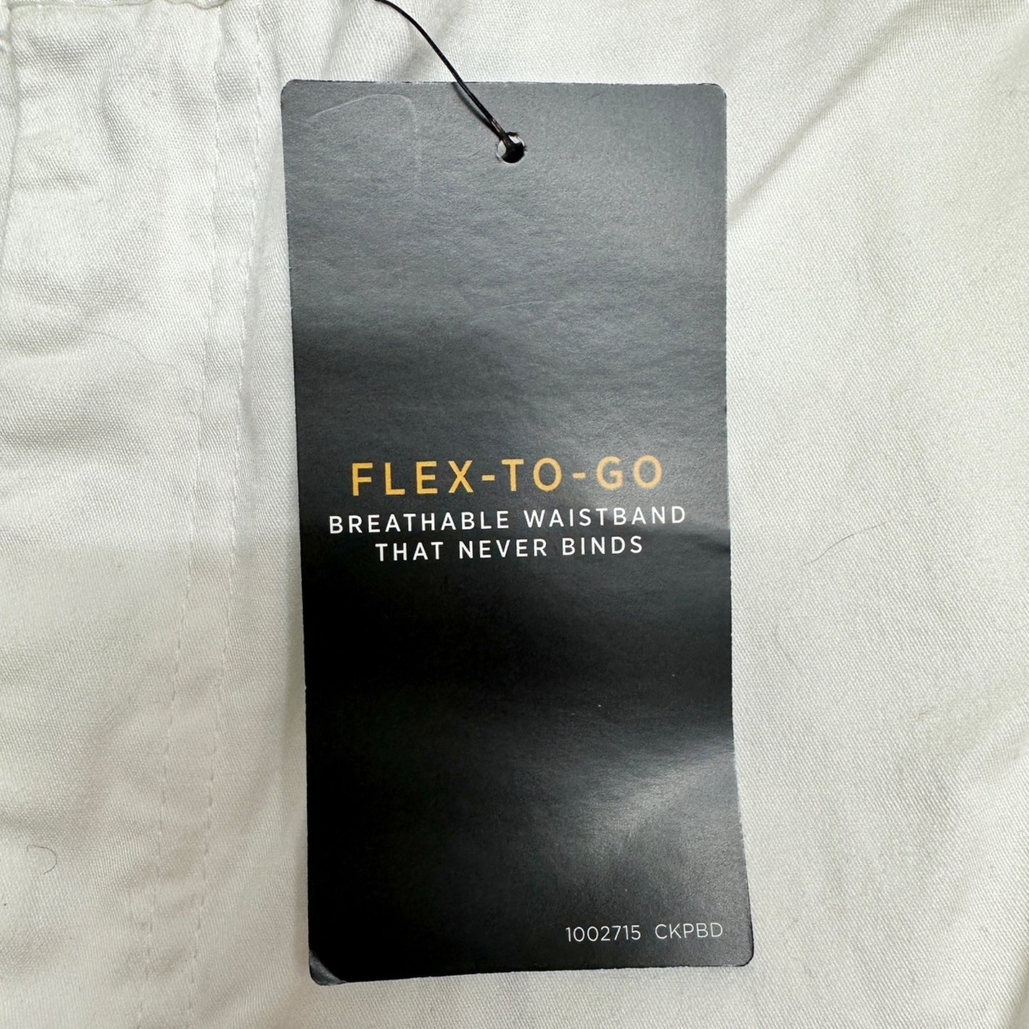 Lee Flex-To-Go Skimmer Capri Pants Womens 18M White Mid Rise Cargo Pockets