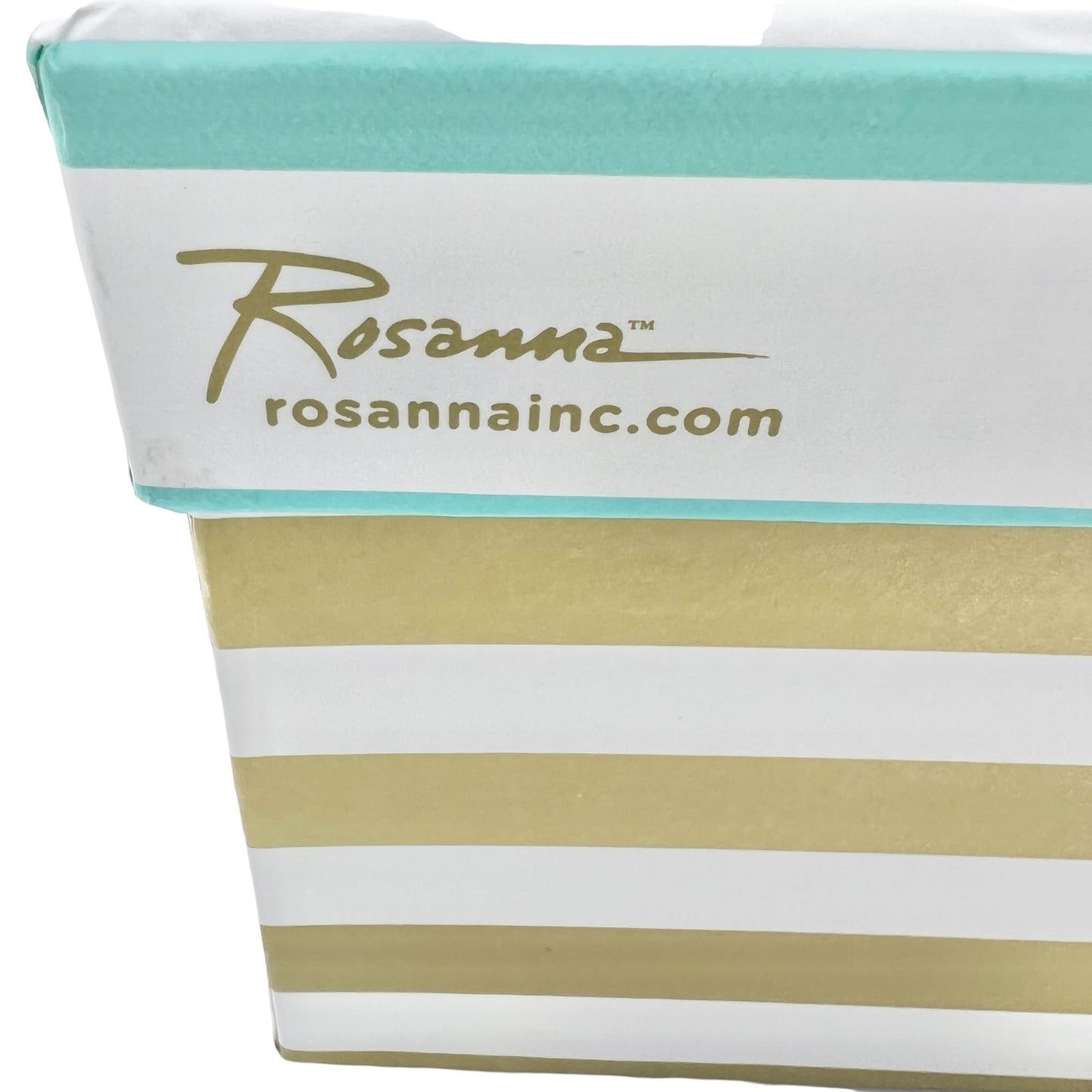 Rosanna Inc Dad Mug 6 oz White with Gold Trim Details Father's Day NIB