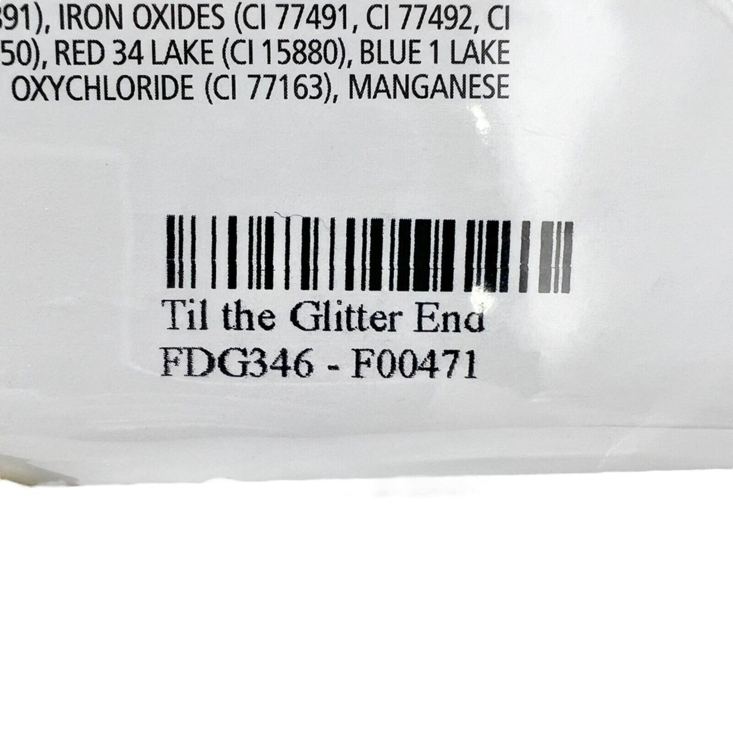 Color Street Nail Polish Strips TIL THE GLITTER END New Sealed Package