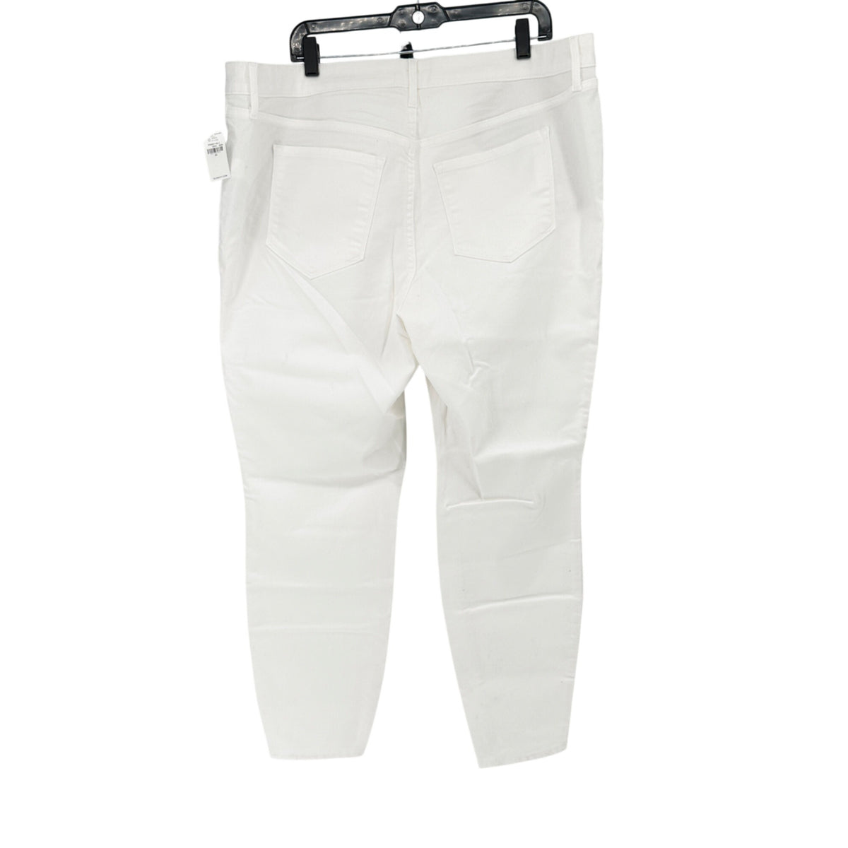 Old Navy WOW Super Skinny Denim Pants Womens 22 White High-Rise Stretchy NWT