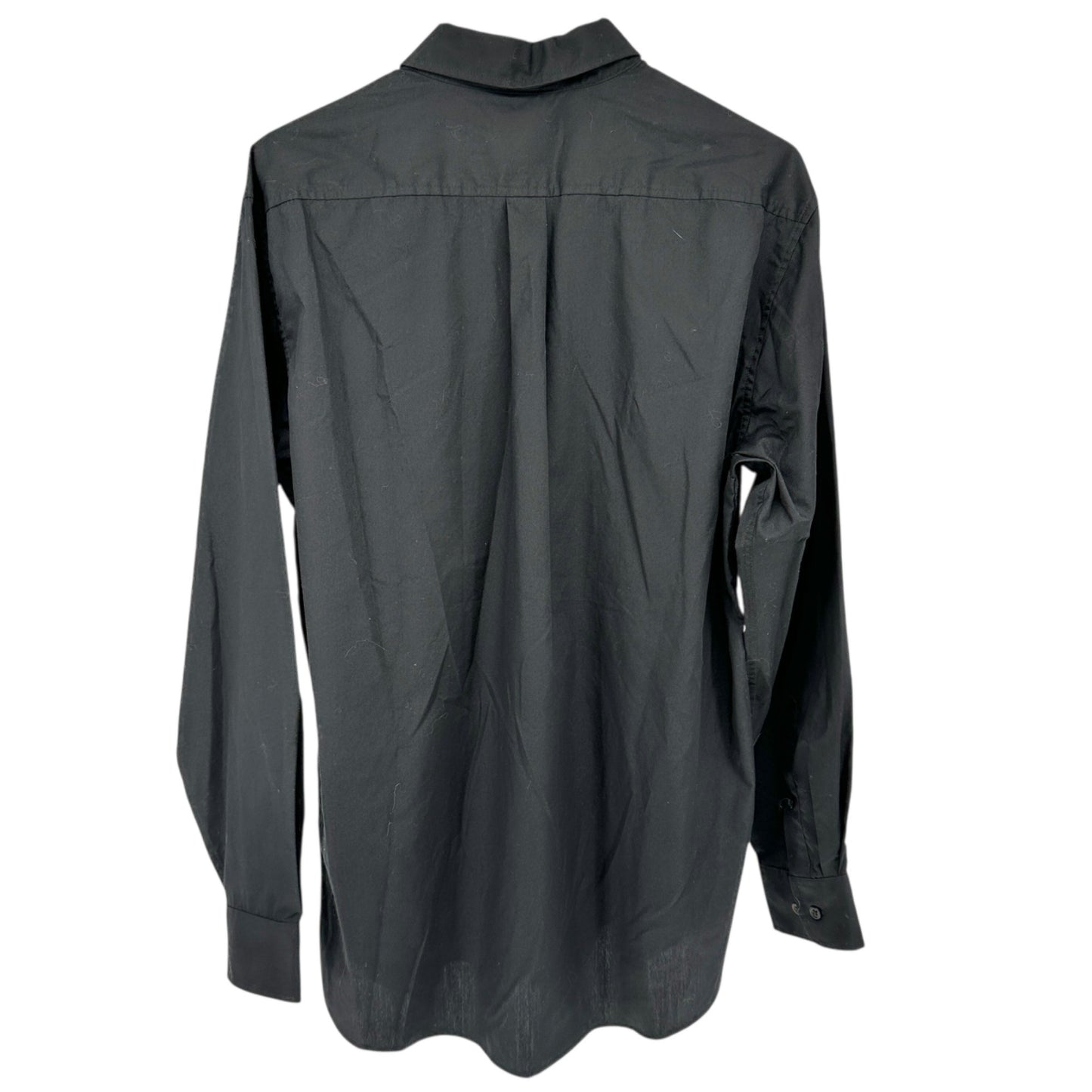 University Of Kentucky Shirt Mens M Embroidered Black Button-Down Port Authority