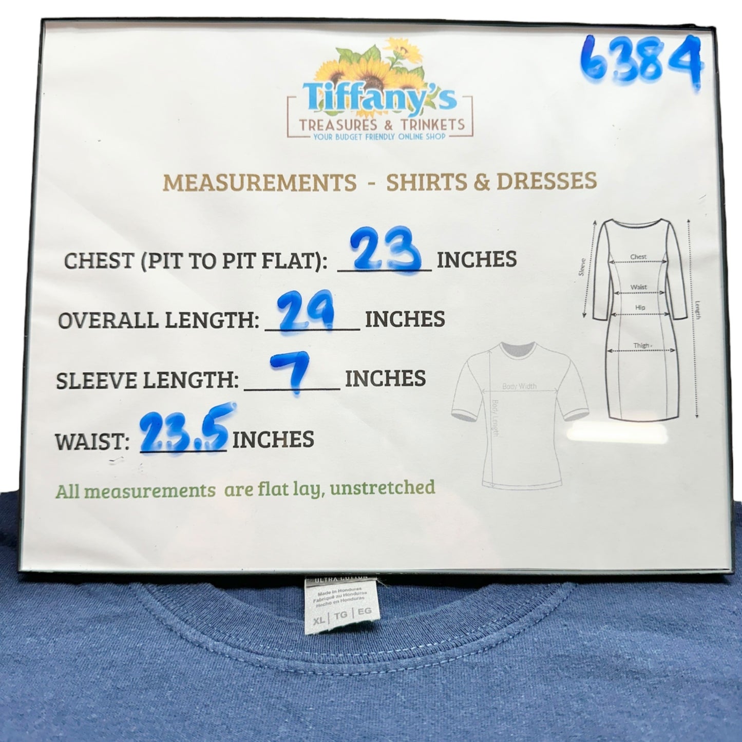 I Am Currently Unsupervised T-Shirt XL Blue w Red White Lettering Gildan