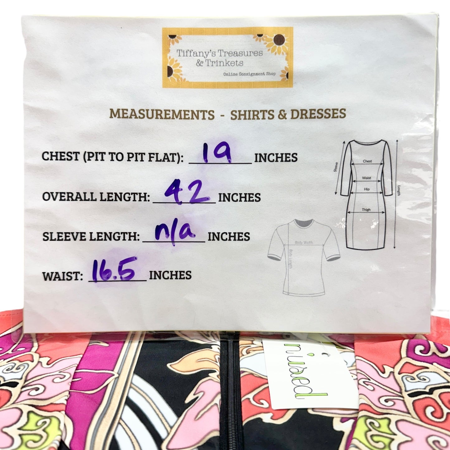 Etcetera Dress Womens 10 Abstract Multicolor Print Lined Sleeveless NWT