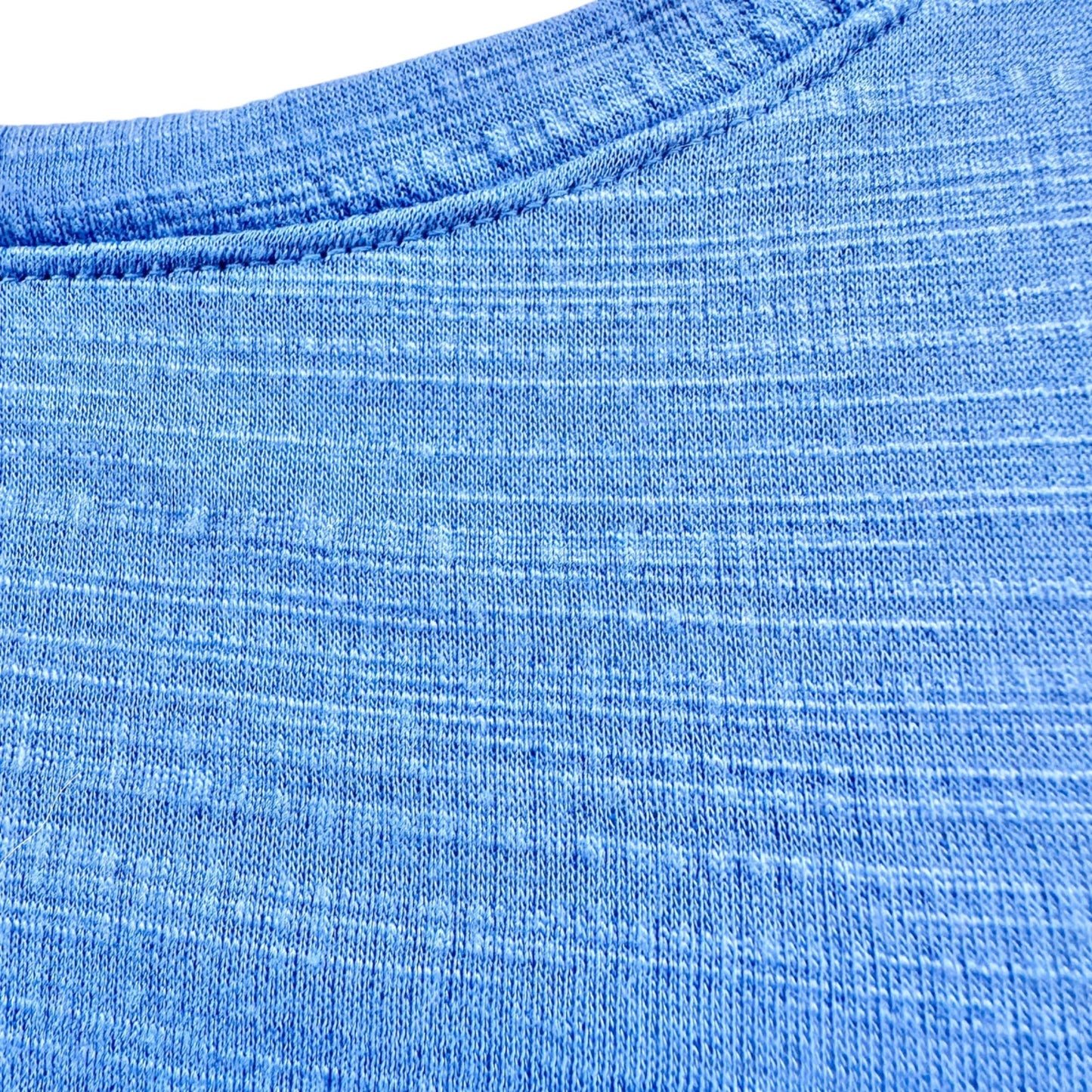 Simply Vera Vera Wang Modern Tee Womens M Blue Textured Short Sleeve