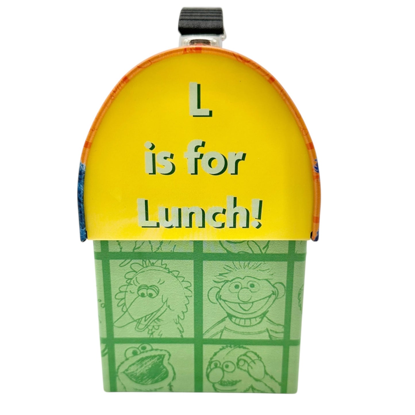 Sesame Street Collectible Tin Lunch Box L For Lunch Grover Elmo Cookie Monster