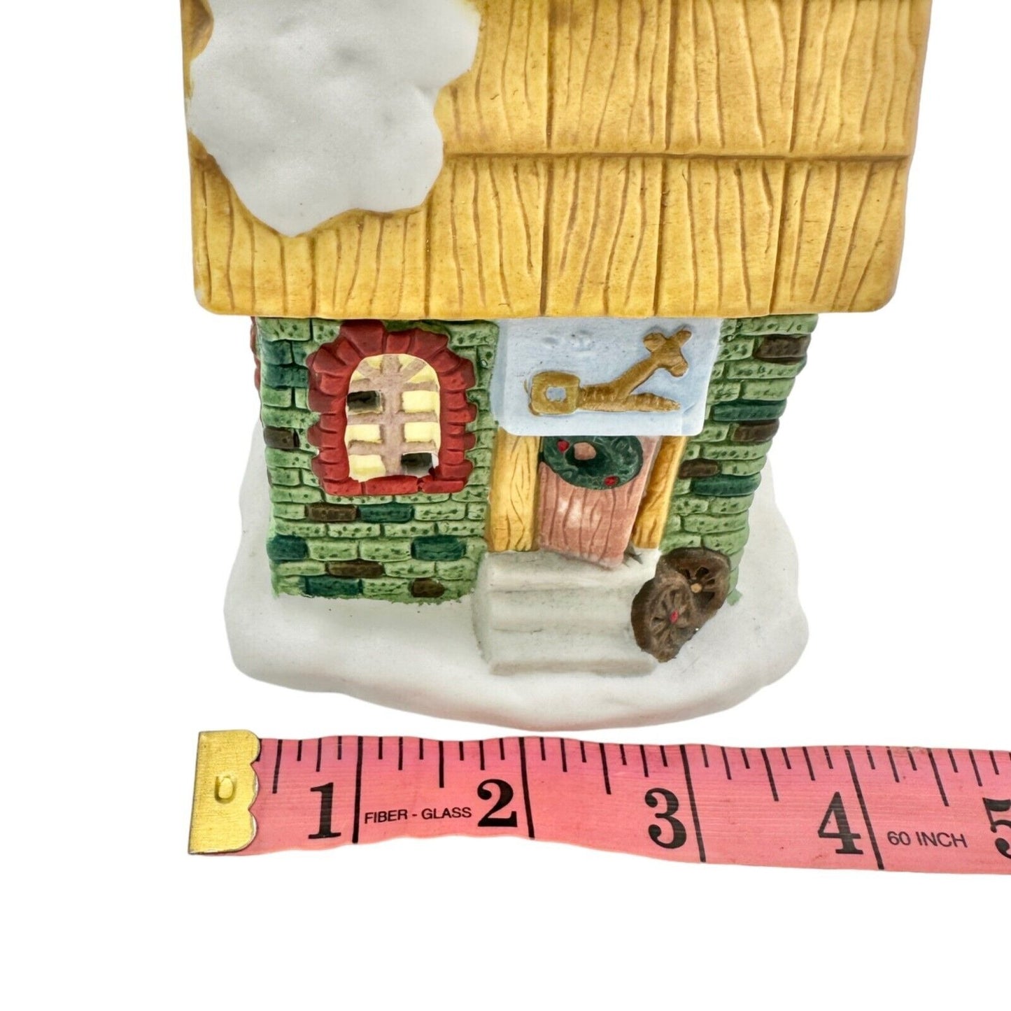 Dickens Collectable Vintage Blacksmith Shop 8 x 4 Blacksmith and Light included