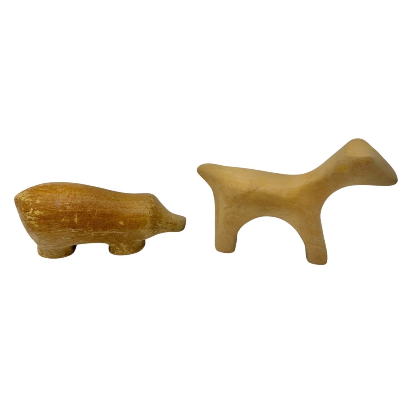 Antonio Vitali Vintage Creative Playthings 8 pcs Wood Farm Animals Playforms MCM