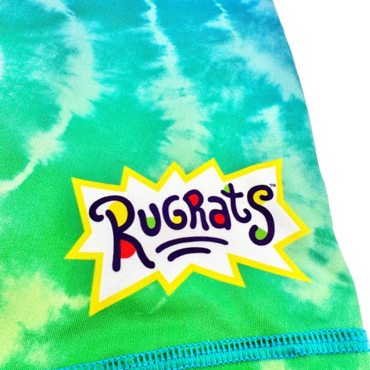 Nickelodeon Rugrats Boxer Briefs Men's L Blue Green Tie Dye Retro