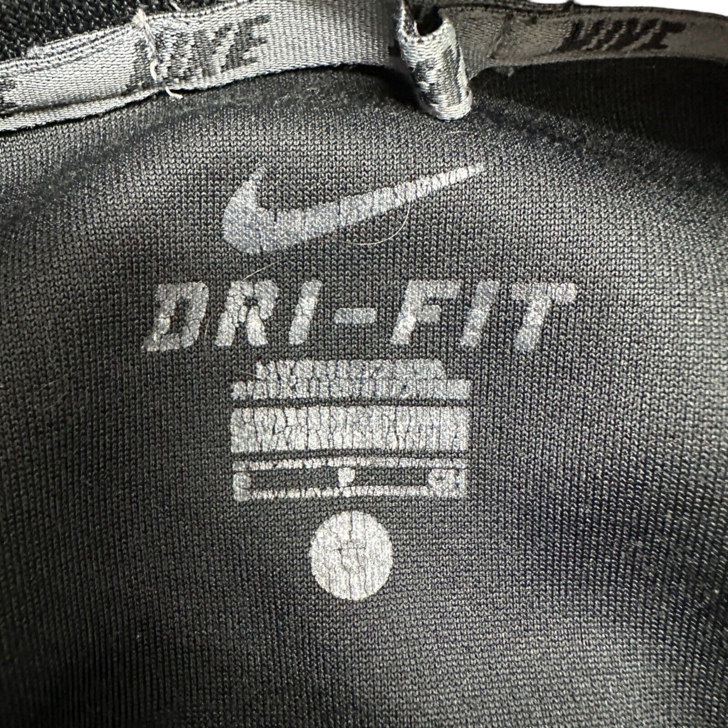 Nike Dri-Fit Jacket Small Black Red FSU Zip Closure Side Pockets