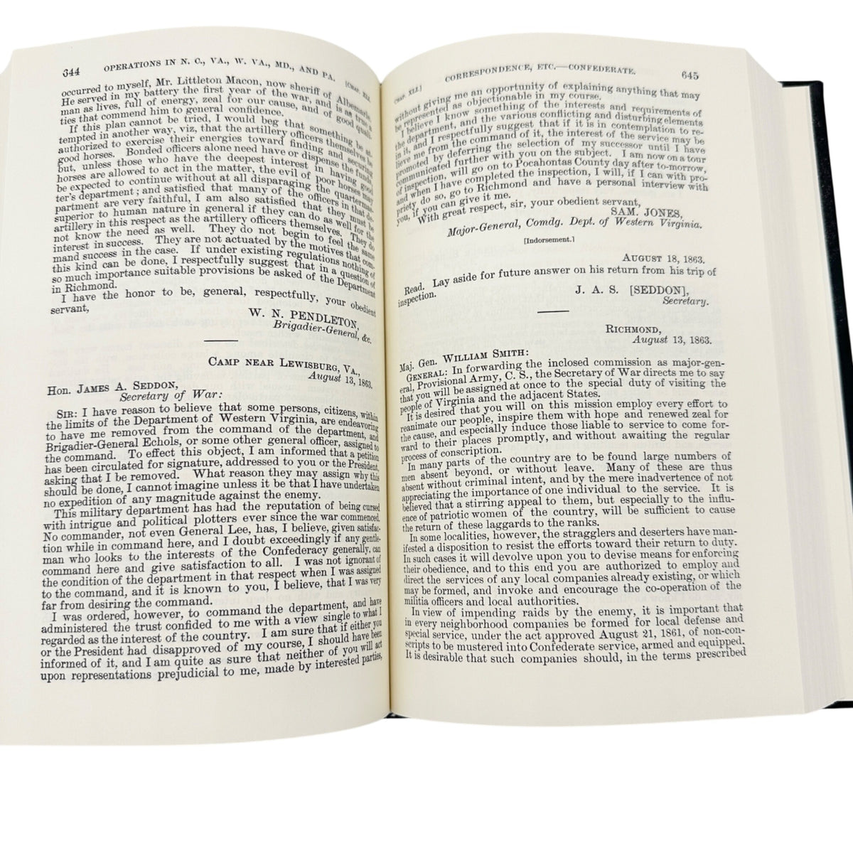 War Of The Rebellion Official Records Union Confederate Armies Vol. 29 Part II
