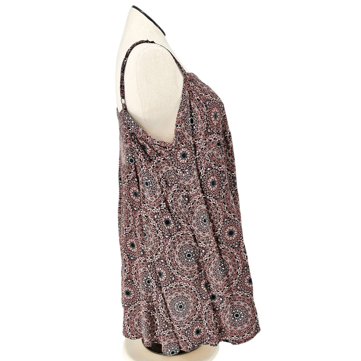 Torrid 2 Mini Challis Sundress Womens 18-20 Black Multi Side Pockets Lightweight