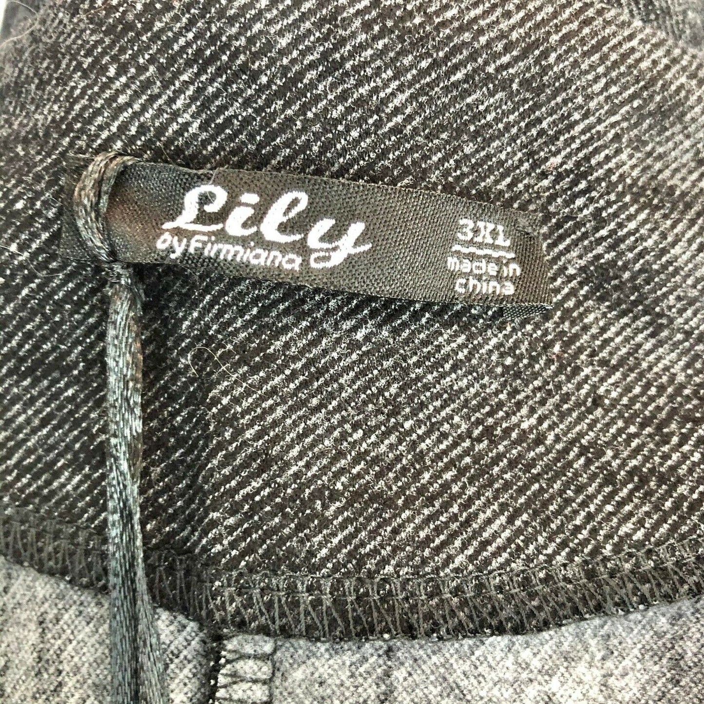 Lily By Firmiana Womens Gray 3XL Blazer Jacket With Button Closure & Pockets