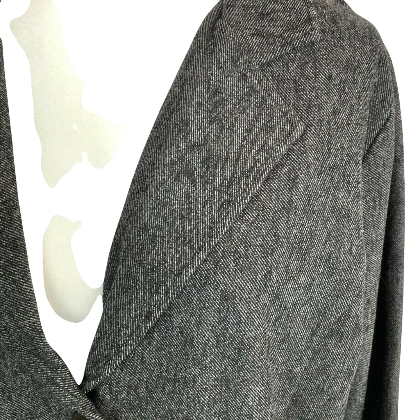 Lily By Firmiana Womens Gray 3XL Blazer Jacket With Button Closure & Pockets