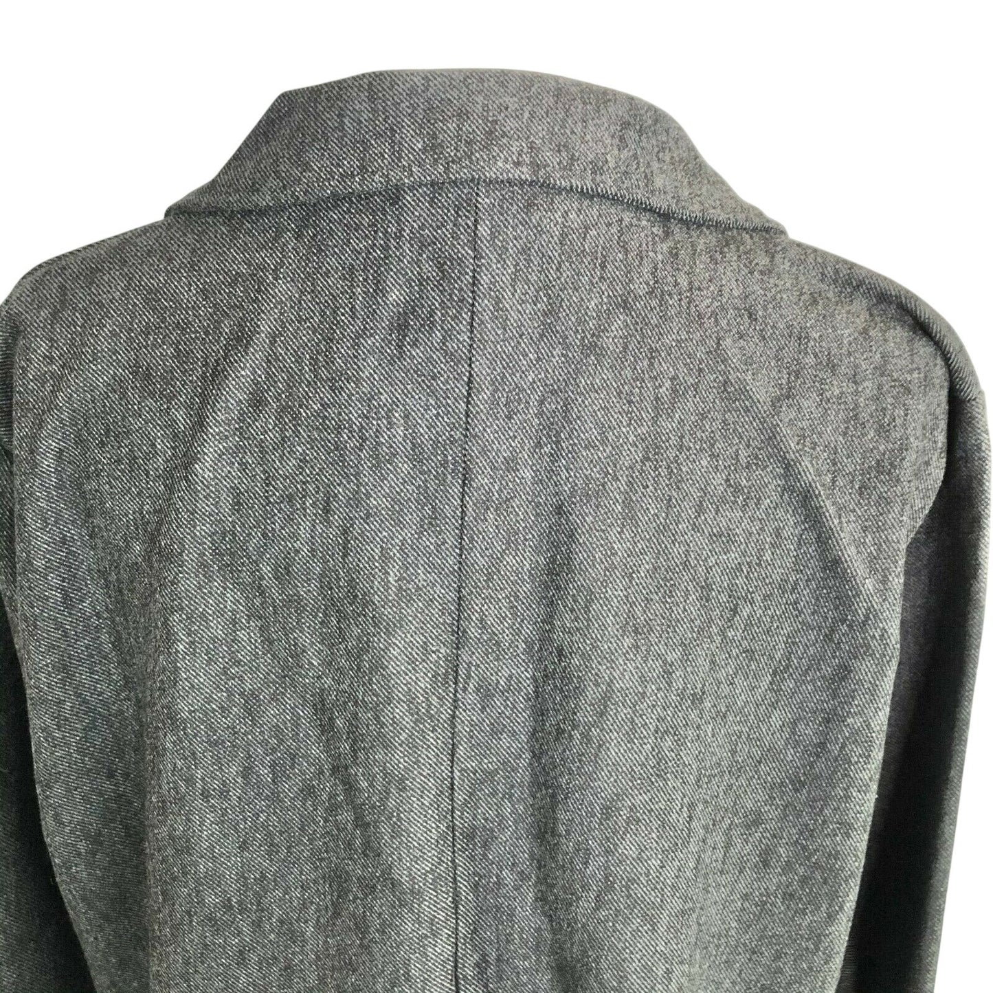 Lily By Firmiana Womens Gray 3XL Blazer Jacket With Button Closure & Pockets