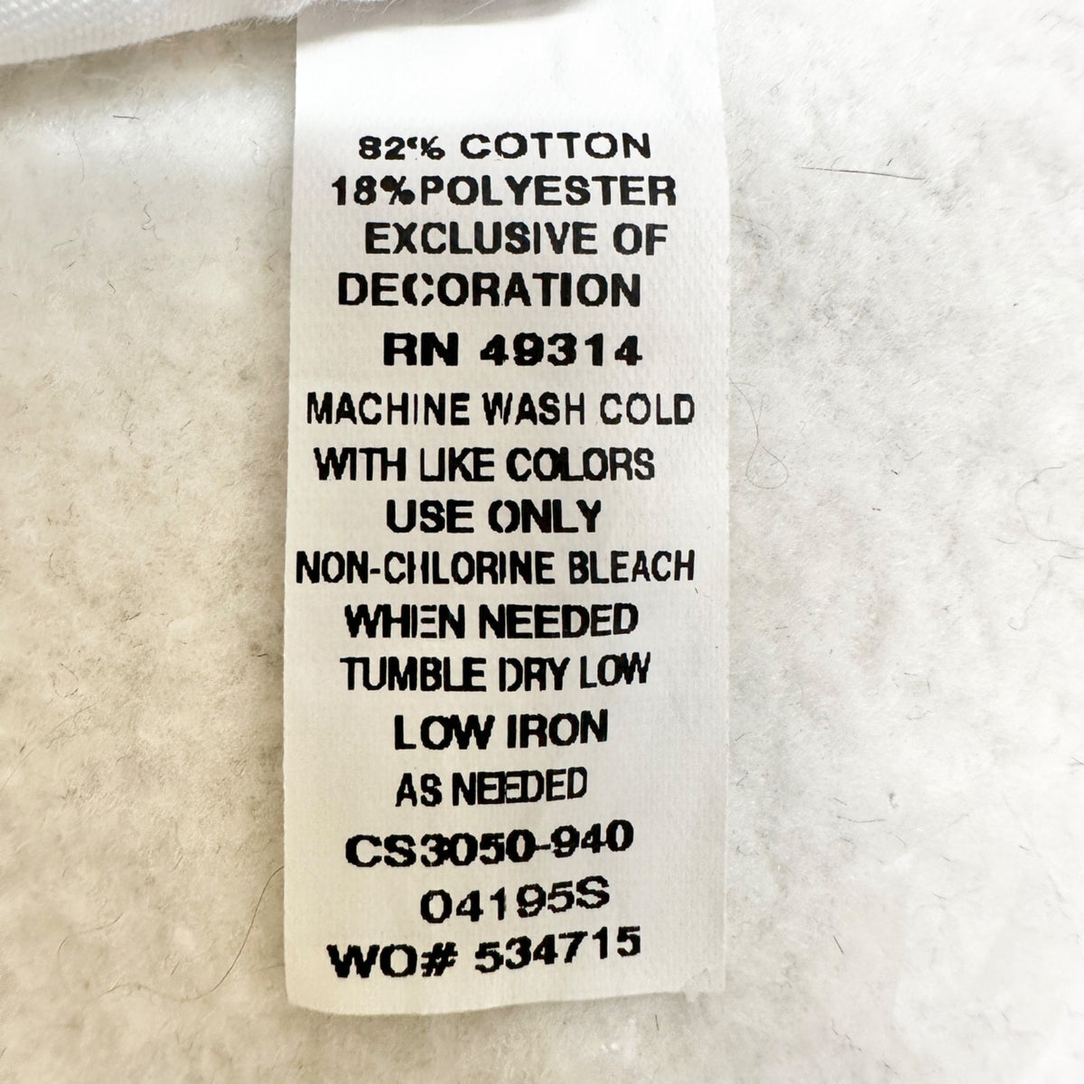 Shenandoah National Park Sweatshirt 2XL Reverse Weave LS Gray Blue Bear Graphic