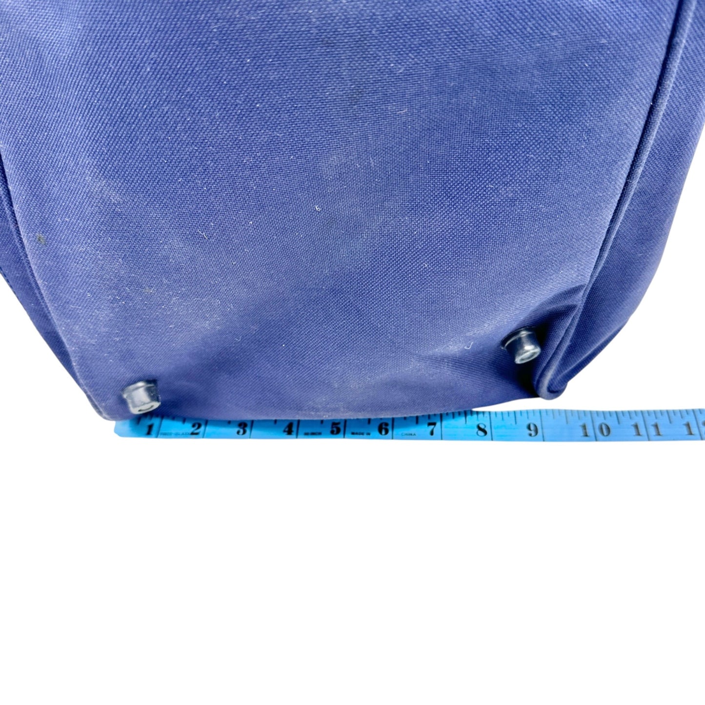 Shugon Blue Travel Duffel Bag Detachable Strap Multiple Compartments 19x11x9
