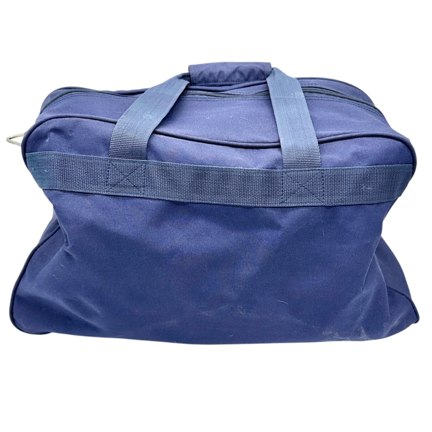 Shugon Blue Travel Duffel Bag Detachable Strap Multiple Compartments 19x11x9