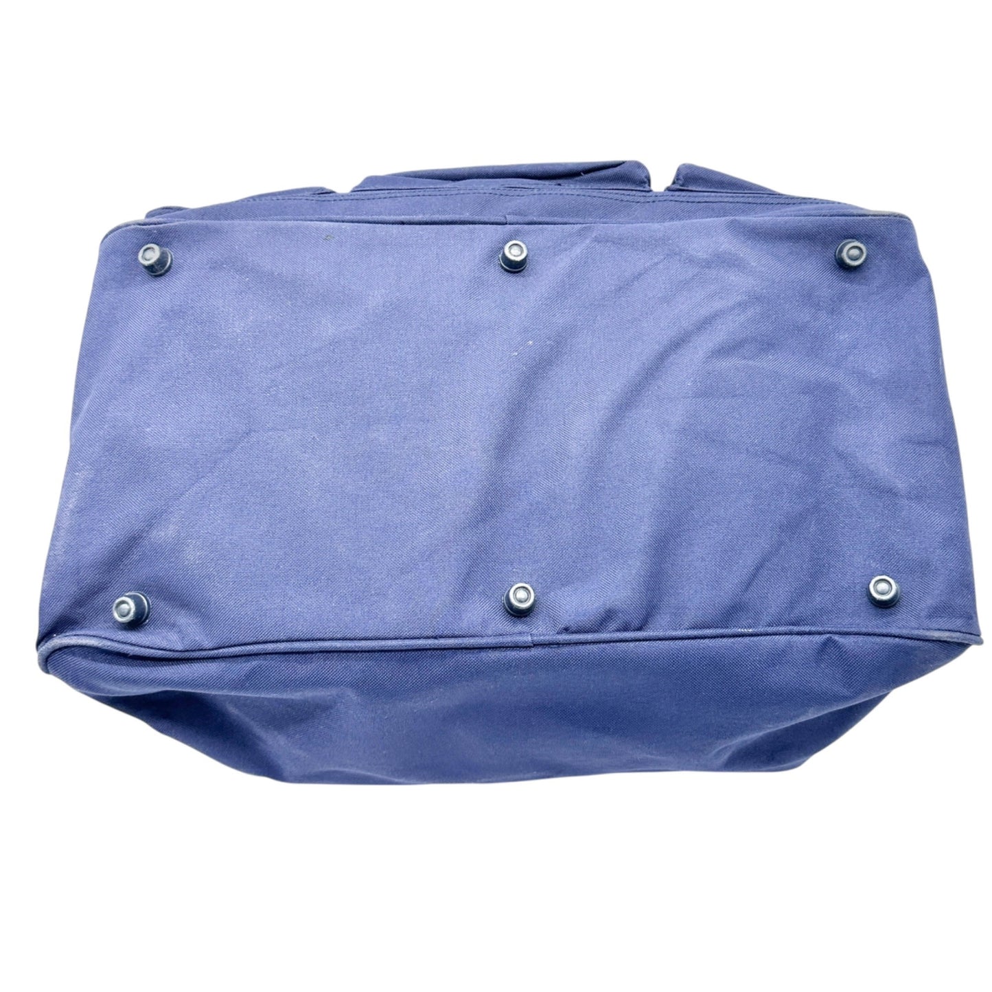 Shugon Blue Travel Duffel Bag Detachable Strap Multiple Compartments 19x11x9