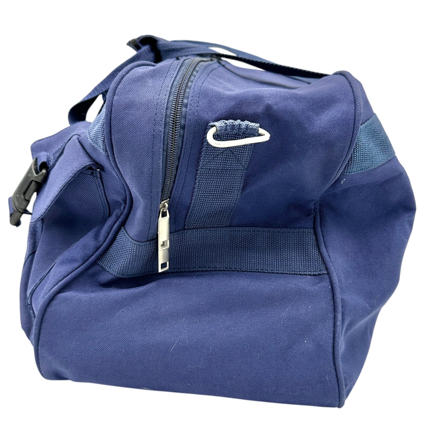 Shugon Blue Travel Duffel Bag Detachable Strap Multiple Compartments 19x11x9