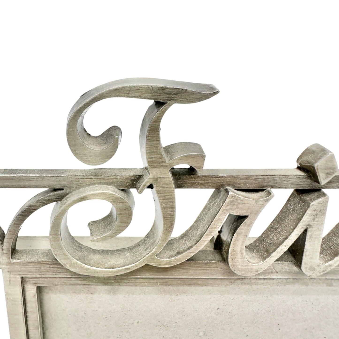 Fetco "Friends" Home Decor Metal Picture Frame 4x6 Vintage Style Floral Design