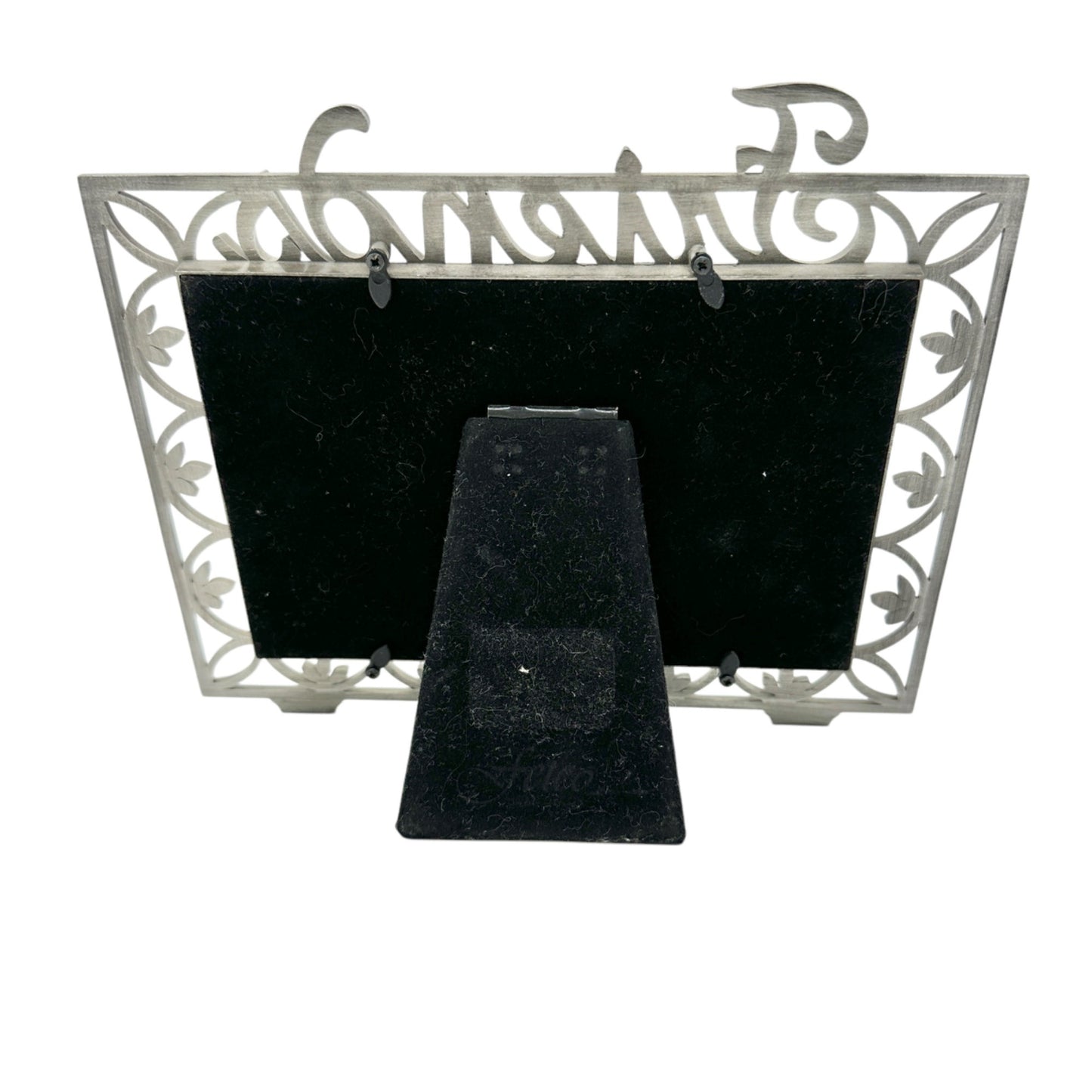 Fetco "Friends" Home Decor Metal Picture Frame 4x6 Vintage Style Floral Design