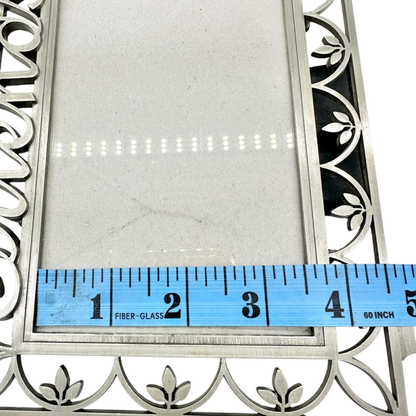 Fetco "Friends" Home Decor Metal Picture Frame 4x6 Vintage Style Floral Design